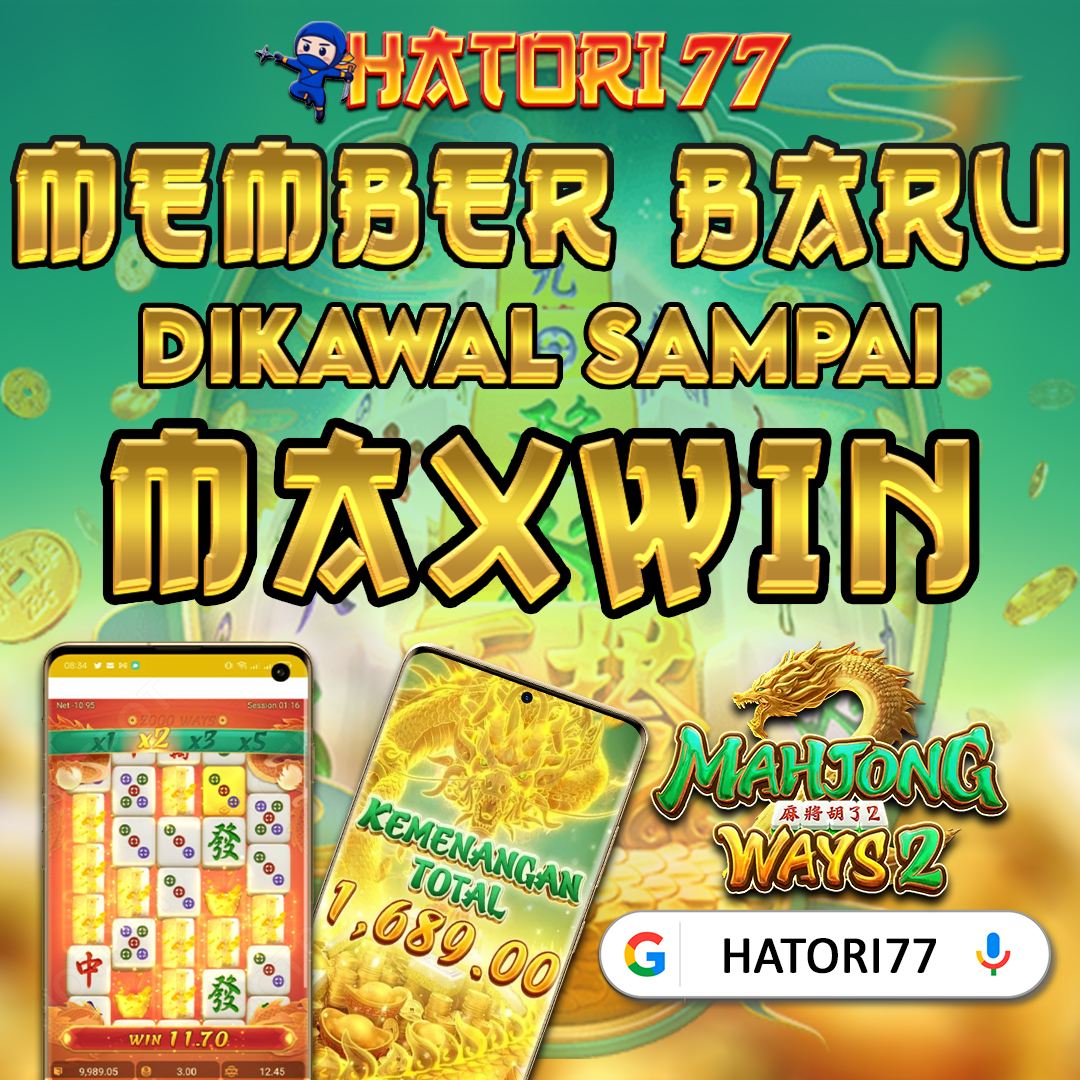 HATORI77 ✈️ Platform Slot Online Terbaru 2026 dengan Banyak Free Spin Gratis image 1